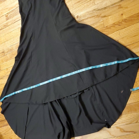 Donated Gorgeous black and gold prom dress - Picture 4 of 17